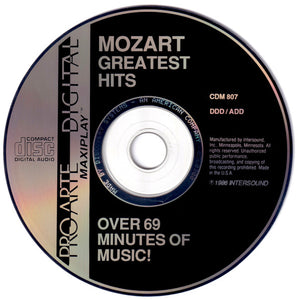 Wolfgang Amadeus Mozart : Mozart Greatest Hits (CD, Comp)