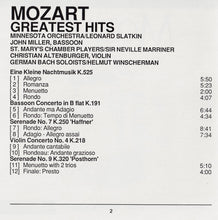 Load image into Gallery viewer, Wolfgang Amadeus Mozart : Mozart Greatest Hits (CD, Comp)
