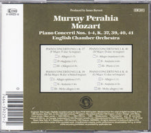 Load image into Gallery viewer, Murray Perahia - Mozart*, English Chamber Orchestra : Piano Concerti Nos. 1-4, K.37, 39, 40, 41 (CD, Album, RE)
