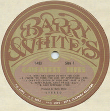 Charger l&#39;image dans la galerie, Barry White : Barry White&#39;s Greatest Hits (LP, Comp, Ter)
