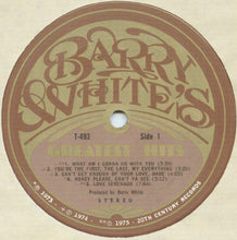 Laden Sie das Bild in den Galerie-Viewer, Barry White : Barry White's Greatest Hits (LP, Comp, Ter)
