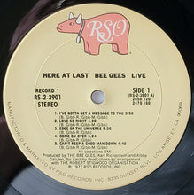 Load image into Gallery viewer, Bee Gees : Here At Last - Live (2xLP, Album, Pit)
