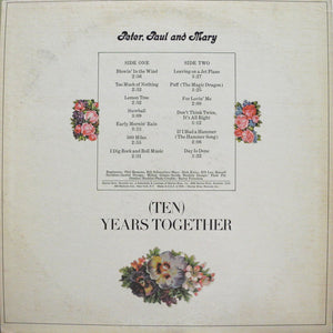 Peter, Paul And Mary* : The Best Of Peter, Paul And Mary: (Ten) Years Together (LP, Comp, Gat)