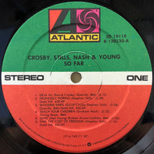 Laden Sie das Bild in den Galerie-Viewer, Crosby, Stills, Nash &amp; Young : So Far (LP, Comp, Club, RE, Ind)

