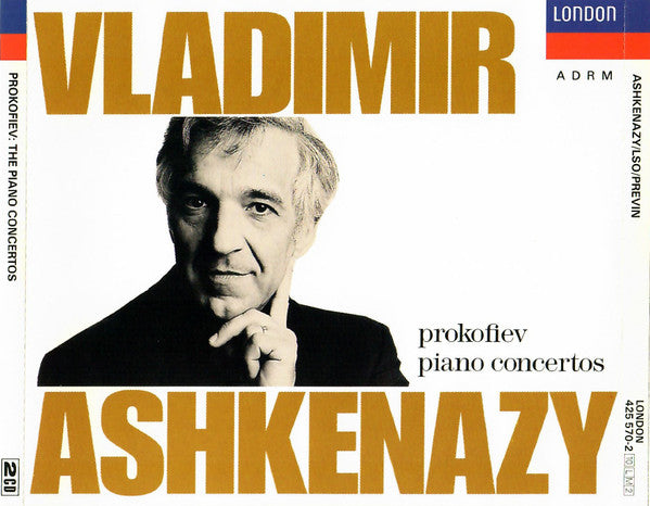 Vladimir Ashkenazy - Prokofiev* : Piano Concertos (2xCD, Album, RE, RM)