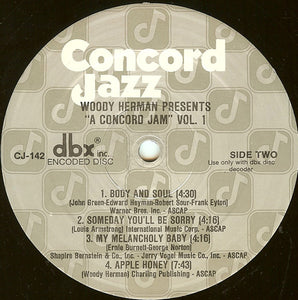 Woody Herman : Presents A Concord Jam Volume 1 (LP)