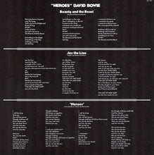 Laden Sie das Bild in den Galerie-Viewer, David Bowie : &quot;Heroes&quot; (LP, Album, RE, RM, 180)

