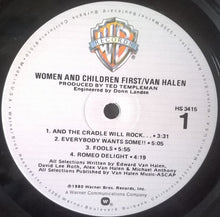 Charger l'image dans la galerie, Van Halen : Women And Children First (LP, Album, Jac)
