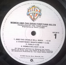 Load image into Gallery viewer, Van Halen : Women And Children First (LP, Album, Jac)
