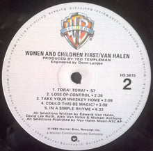 Charger l'image dans la galerie, Van Halen : Women And Children First (LP, Album, Jac)
