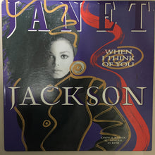 Load image into Gallery viewer, Janet Jackson : When I Think Of You (Dance Remix) (12", Single, Bla)
