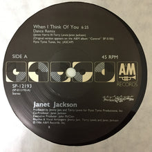 Load image into Gallery viewer, Janet Jackson : When I Think Of You (Dance Remix) (12", Single, Bla)
