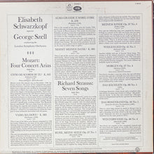 Laden Sie das Bild in den Galerie-Viewer, Elisabeth Schwarzkopf, George Szell Conducting Richard Strauss / Mozart* / London Symphony Orchestra : Seven Songs / Four Concert Arias (LP, Album)
