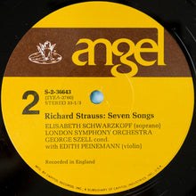 Load image into Gallery viewer, Elisabeth Schwarzkopf, George Szell Conducting Richard Strauss / Mozart* / London Symphony Orchestra : Seven Songs / Four Concert Arias (LP, Album)

