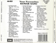 Charger l'image dans la galerie, Kumar Sanu : Your Favourites Kumar Sanu (Compilation)
