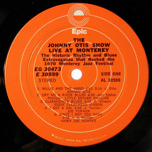 The Johnny Otis Show : The Johnny Otis Show Live At Monterey! (2xLP, Album, RE, Ter)