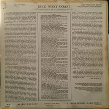 Laden Sie das Bild in den Galerie-Viewer, Various : Jazz West Coast  Vol. 1 (LP, Comp, Mono, RE)
