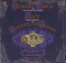 Load image into Gallery viewer, Pachelbel* / Fasch* / Jean-François Paillard / Maurice André / Jean-François Paillard Chamber Orchestra* : The Pachelbel Canon And Two Suites For Strings / Two Sinfonias And Concerto For Trumpet (LP, Album, RE)

