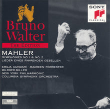 Load image into Gallery viewer, Bruno Walter, Mahler*, Emilia Cundari, Maureen Foster, Mildred Miller, New York Philharmonic, Columbia Symphony Orchestra : Symphonies No. 1 &amp; No. 2 / Lieder Eines Fahrenden Gesellen (2xCD, Album, Comp, RM)
