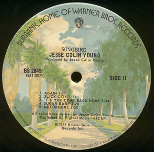 Jesse Colin Young : Songbird (LP, Album, Pit)