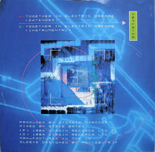 Laden Sie das Bild in den Galerie-Viewer, Giorgio Moroder With Philip Oakey : Together In Electric Dreams (Extended) (12", Single)
