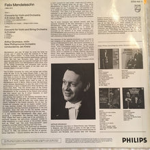 Load image into Gallery viewer, Mendelssohn* - Arthur Grumiaux, New Philharmonia Orchestra, Jan Krenz : Violin Concertos In E Minor &amp; D Minor (LP, Album, RP)
