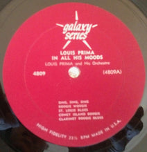 Load image into Gallery viewer, Louis Prima : In All His Moods (LP, Album, Comp, Mono)
