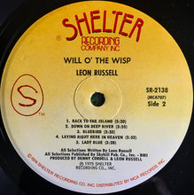 Load image into Gallery viewer, Leon Russell : Will O' The Wisp (LP, Album, Pin)
