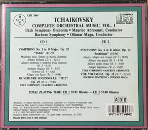 Tchaikovsky* : Complete Orchestral Music Vol. 1 (2xCD, Comp)