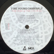 Load image into Gallery viewer, Fine Young Cannibals : The Raw &amp; The Cooked (LP, Album, Glo)
