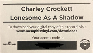Charley Crockett : Lonesome As A Shadow (LP, Album, 180)