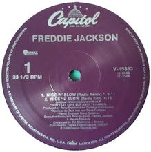 Laden Sie das Bild in den Galerie-Viewer, Freddie Jackson : Nice 'N' Slow (12")
