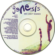 Load image into Gallery viewer, Genesis : We Can't Dance (CD, Album, Club, SRC)
