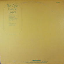 Laden Sie das Bild in den Galerie-Viewer, The Who : Live At Leeds (LP, Album, RE)
