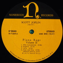 Load image into Gallery viewer, Scott Joplin - Joshua Rifkin : Piano Rags, Volume II (LP, Album)
