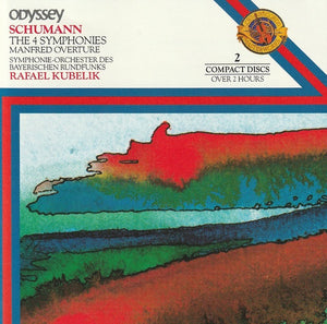 Schumann*, Rafael Kubelik, Symphonie Orchester Des Bayerischen Rundfunks* : The 4 Symphonies / Manfred Overture (2xCD, Comp, RE)