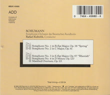 Load image into Gallery viewer, Schumann*, Rafael Kubelik, Symphonie Orchester Des Bayerischen Rundfunks* : The 4 Symphonies / Manfred Overture (2xCD, Comp, RE)
