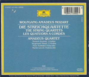 Mozart*, Amadeus Quartet* : Die Streichquartette / The String Quartets / Les Quatuors A Cordes (6xCD, Comp + Box)