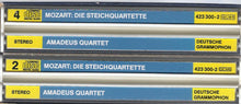 Laden Sie das Bild in den Galerie-Viewer, Mozart*, Amadeus Quartet* : Die Streichquartette / The String Quartets / Les Quatuors A Cordes (6xCD, Comp + Box)
