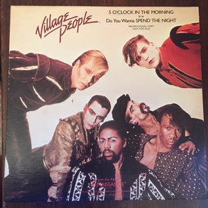 Village People : 5 O'Clock In The Morning (12", Promo)