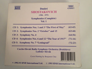 Dmitri Shostakovich : Symphonies (Complete) Vol.1 (5xCD)