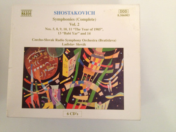 Dmitri Shostakovich : Symphonies (Complete) Vol. 2 (5xCD)