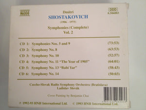 Dmitri Shostakovich : Symphonies (Complete) Vol. 2 (5xCD)