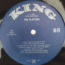 Load image into Gallery viewer, The Platters : The Platters (LP, RE)
