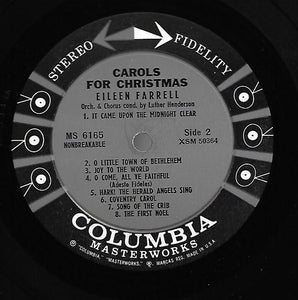 Eileen Farrell : Carols For Christmas (LP, Album)