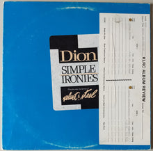 Load image into Gallery viewer, Dion (3) : Velvet &amp; Steel (12&quot;, Single, Promo)
