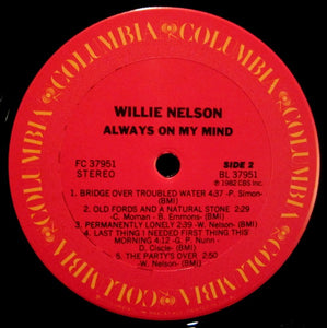 Willie Nelson : Always On My Mind (LP, Album, Ter)