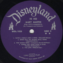 Charger l'image dans la galerie, Mary Martin With Tutti Camarata, His Trumpets And Orchestra* : Hi-Ho (LP, Album, RE)
