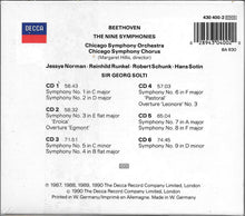Laden Sie das Bild in den Galerie-Viewer, Beethoven* - Chicago Symphony Orchestra, Sir Georg Solti* : The Nine Symphonies (6xCD, Comp, Dig)
