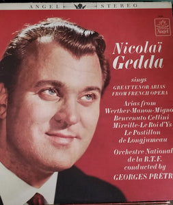 Nicolai Gedda : Sings Great Tenor Arias From French Opera (LP)